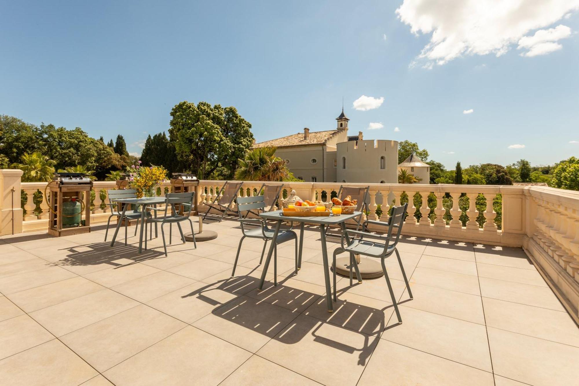Chateau Hermitage De Combas Aparthotel Servian ภายนอก รูปภาพ